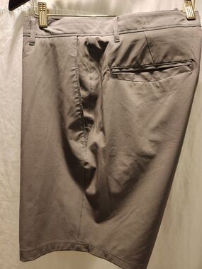 Kenneth Cole Grey Flat-Front Men's Shorts
